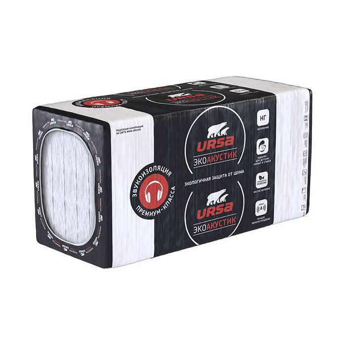 Утеплитель Урса Pureone Экоакустик 50х610х1250